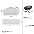 thumbnail image 3 of Maoww Dual Rail Humbucker Pickup for TL Electric Guitar, 3 of 7