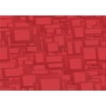 thumbnail image 1 of Ahgly Company Indoor Rectangle Patterned Ferrari Red Area Rugs, 8' x 10', 1 of 6