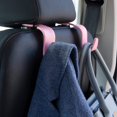 thumbnail image 2 of GUANGHUI Car Seat Headrest Hook 4 Pack Hanger Universal Vehicle Car Storage Organizer for Handbag Purse Coat S Type Grey, 2 of 8