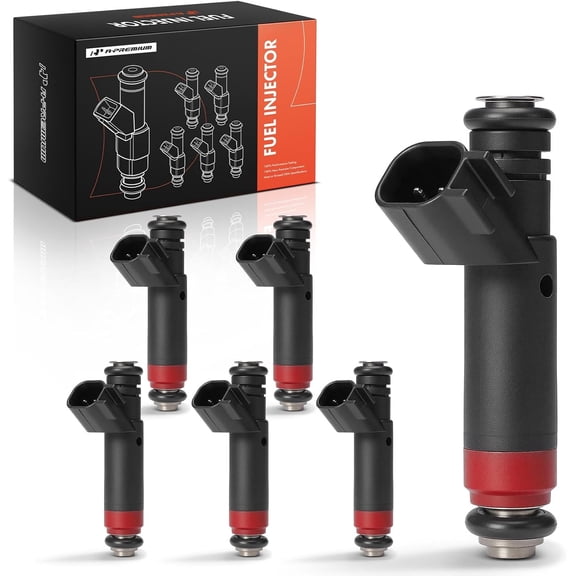 A-Premium Fuel Injectors Compatible with Ford Taurus 2000-2007 & Mercury Sable 2000-2005, 3.0L 6-PC Set