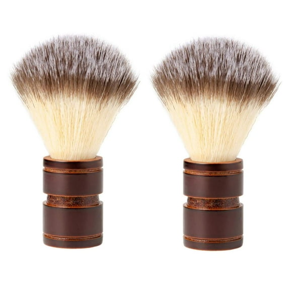 2X Brocha de Afeitar de Suave de para Hombres, Herramienta profesion para Peluquería jinwen Brocha de afeitar de lujo
