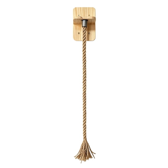 Cat Climbing Rope with Small Platform, 52'' Thick Rope Ladder & Scratching Post for Indoor Cats, Kittens, Holds up to 22lbs