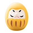 thumbnail image 4 of Figura de daruma japonesa, regalo, durabilidad, decorativa, decoración de fiestas, artesanía de mesa. Amarillo, 4 of 9
