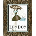 thumbnail image 2 of Katie Guinn 15x18 White Modern Wood Framed Wall Art Titled - City Girl I, 2 of 5