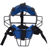 Full-Face Baseball Catcher Mask, Secure Fit Provides Protection and Comfort ,Does Not Obstruct View,Blue
