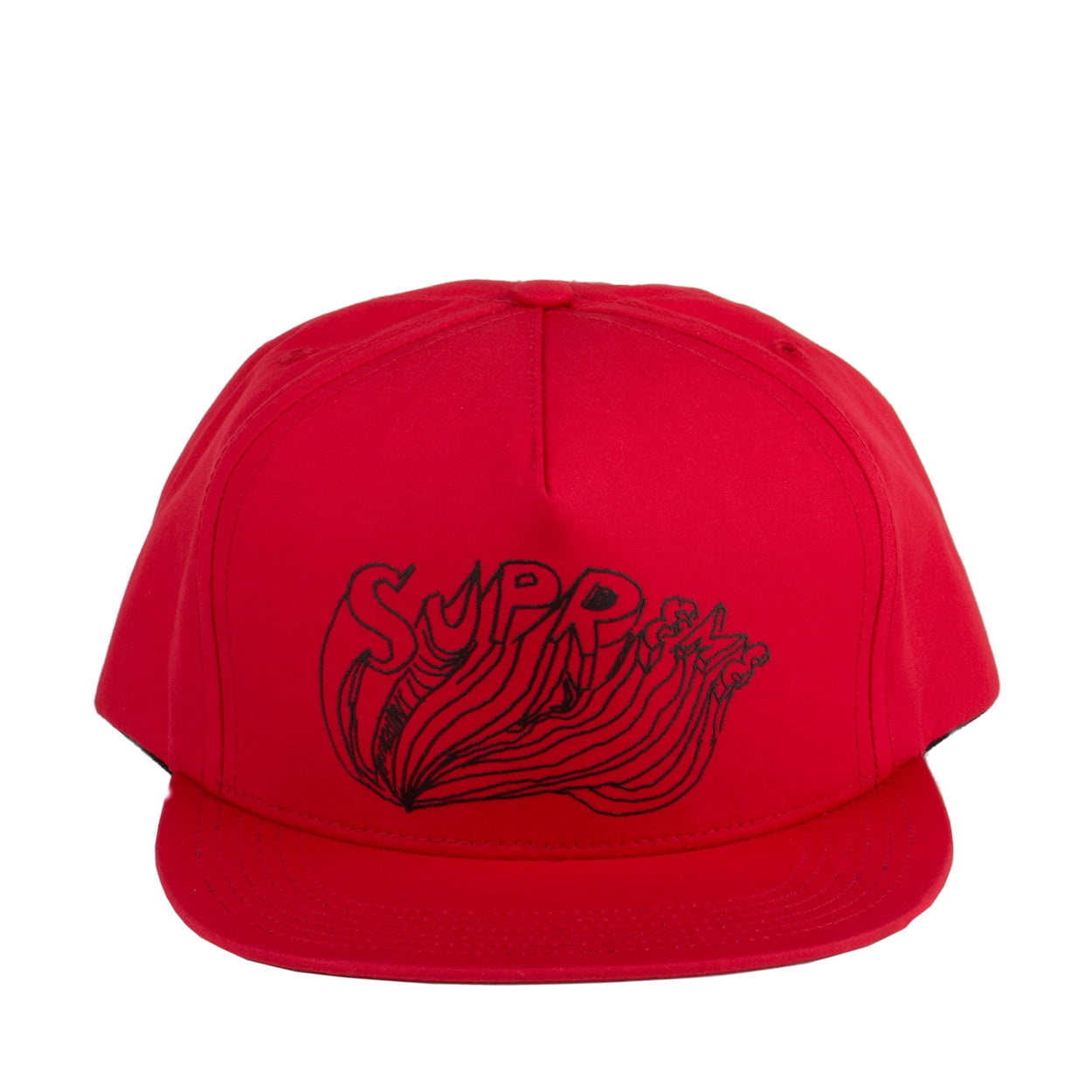 Supreme Daniel Johnston Logo 5-Panel Snapback Hat Red Supreme Daniel Johnston Logo 5-Panel Snapback Hat Red