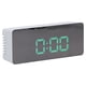 thumbnail image 1 of Reloj despertador digital Jadeshay Reloj despertador con espejo LED Blanco, 1 of 8