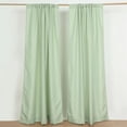 thumbnail image 5 of BalsaCircle 2 Panels Sage Green 8 feet Polyester Drapery Backdrop Curtains Rod Pockets Party Events Decorations Supplies, 5 of 8