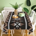 thumbnail image 5 of Rectangle Table Cloth, Waterproof Heavy Duty Vinyl Tablecloths, Wipeable Washable Table Cover Floral Rustic Seasonal Table Cover for Party Picnic Dinner Decor (Boho, 60" X 102"), 5 of 7