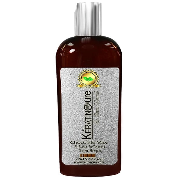 Keratin Cure Chocolate Anti-Residue Clarifying Shampoo 120 ml 4 Travel Size - Walmart.com