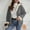 Gray, variant on Women's Winter Coats Fleece Lined Parka Jacket Hooded Long Winter Warm Parka Coat with Pockets Gray S