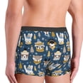 thumbnail image 4 of Rateoe Winter Animal Friends Mens Boxer Briefs Poly Spandex Performance Boxer Briefs Underwear Hem Boxer Briefs - X-Large, 4 of 8