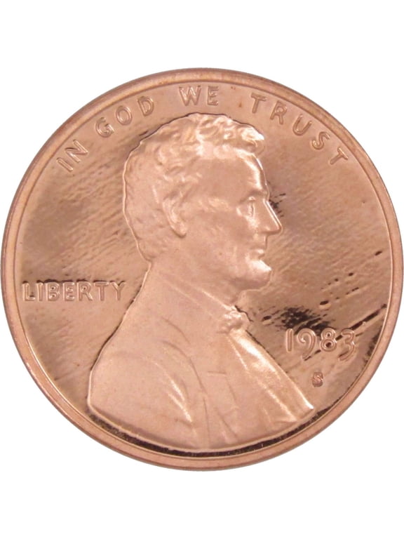 1983 S Lincoln Memorial Cent Choice Proof Penny 1c Coin Collectible