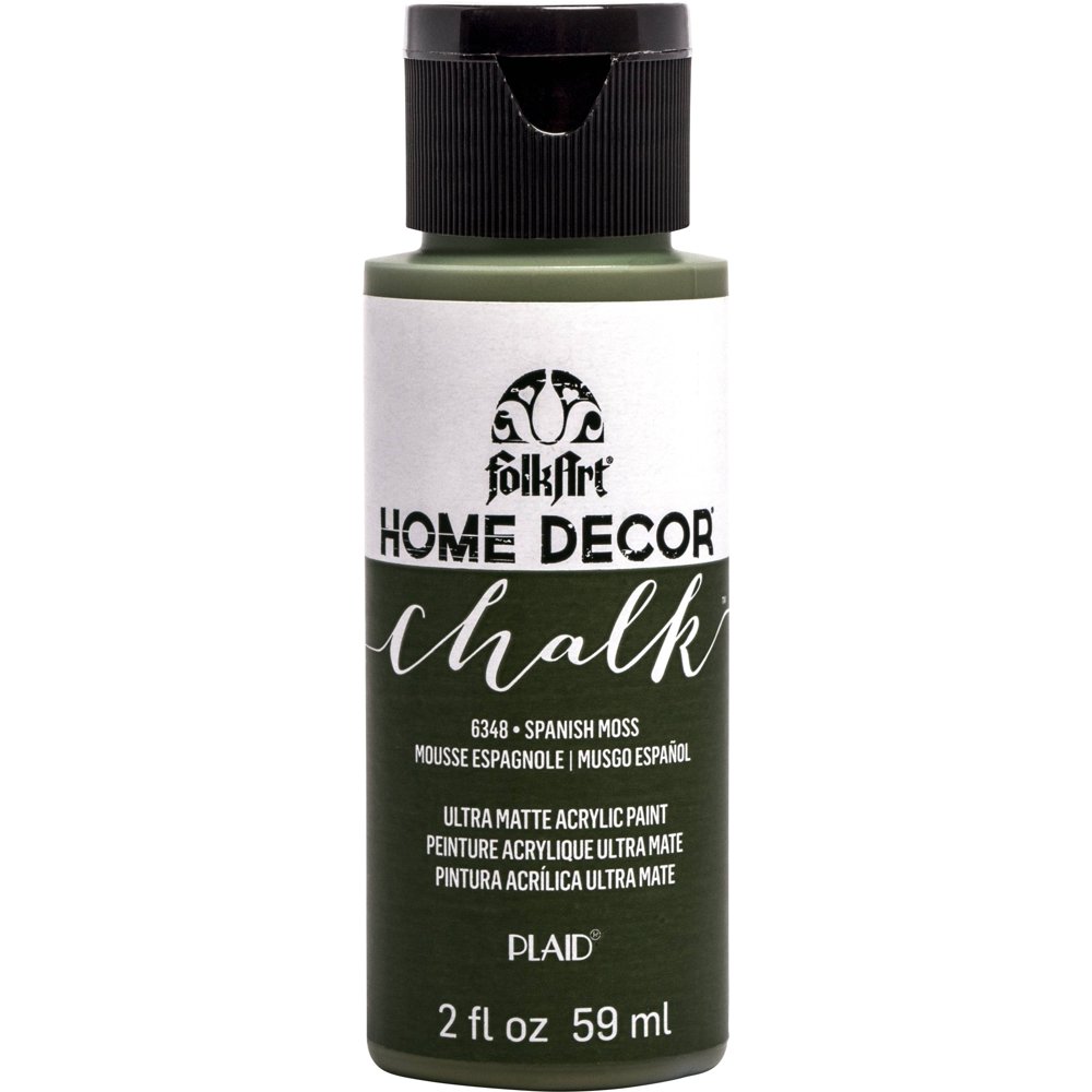 FolkArt Home Decor Chalk Paint 2ozSpanish Moss