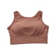 thumbnail image 1 of Jumpingount Camiseta sin mangas elástica transpirable para el pecho, carpeta de cuello redondo, carpetas de pecho seco para mujer, para correr, hacer Prendas para la parte del cuerpo Rojo Jumpingount AP017930-03, 1 of 6