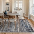 thumbnail image 3 of Bloom Rugs Washable Non-Slip 8' x 10' Rug - Gray / Blue / Blush Modern Abstract Area Rug for Living Room, Bedroom, Dining Room, and Kitchen - Exact size: 8' x 10', 3 of 10
