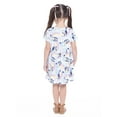 thumbnail image 3 of Bluey Toddler Girl Allover Print Dress with Short Sleeves, Sizes 12M-5T, 3 of 3
