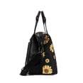 thumbnail image 2 of Wrangler Duffel Bag for Women Large Travel Weekender Bag Floral Flower Design, Black-Yellow, 2 of 6