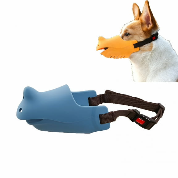 GASTROPOD Dog Mouth Cover,Breathable Silicone Muzzles for Small Medium Large Dog,Stop Biting,Barking and Chewing for Aggressive Dogs S-Xl