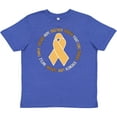 thumbnail image 3 of Inktastic Word Circle-Childhood Cancer Awareness Youth T-Shirt, 3 of 5