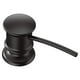 Moen 3942BL Deck Mounted Kitchen Soap Dispenser With Above The Sink Refillable Bottle, Black, 1.125