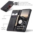 thumbnail image 5 of TEHC CIRCLE for Google Pixel 9 Pro XL Case (6.8") 2024 Release, Classic Wallet Flip Phone Case, Built-in Stand Function, with Card Slots & Cash Pocket, PU Leather Protective Magnetic Cover, Black, 5 of 9