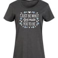 thumbnail image 3 of Instant Message - Just Be Who God Made You To Be - Women's Any Way Dress, 3 of 6