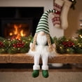 thumbnail image 4 of KKOUHVY Cloth Christmas Elf Doll Ornaments 3.94x20.08in, Plush Xmas Tabletop Decorations for Home Party Wreath Tree, 4 of 7