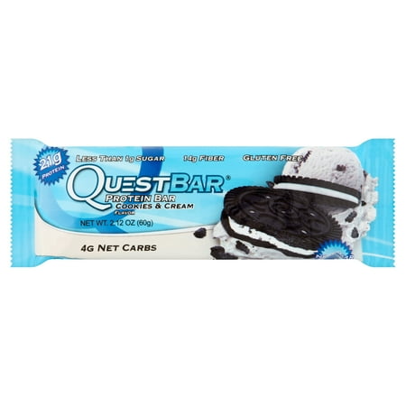 Quest Protein Bar, Cookies & Cream, 21g Protein, 1 Ct