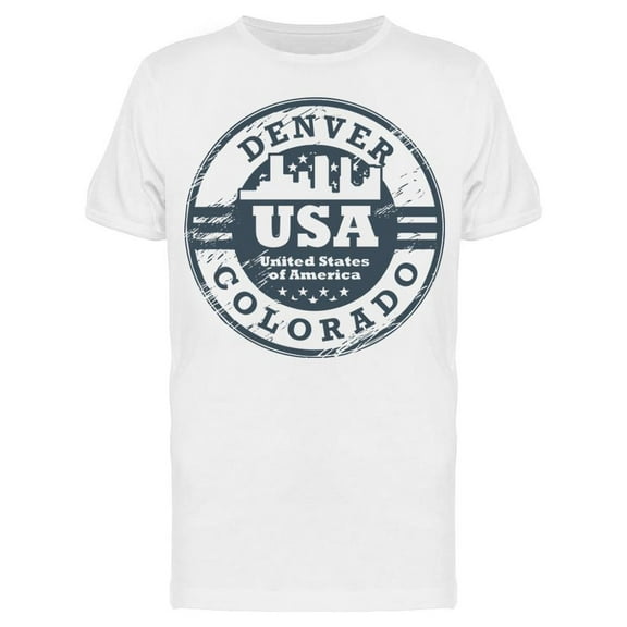 Name Of Colorado Denver T-Shirt Men -Image by Shutterstock, Male XX-Large