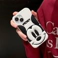 thumbnail image 2 of Cartoon Silicone 3D Mickey Phone Case for iPhone 16 Pro Max 15 Plus 14 13 Pro 12 11 Anti-fall Protective Cover, 2 of 5
