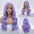 thumbnail image 6 of Qliuoazw Women's Wigs Curly Hair Purple High Temperature Silk Wig, 6 of 9