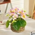 thumbnail image 7 of OCCOA Small Fake Plants Mini Artificial Faux Plants Indoor with Flowers Spring Decorations for Home Room Farmhouse Desk House Bathroom Decor,Pink, 7 of 7