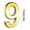 J, variant on Bdday Baby Room Decor 3 Inch Gold Modern House Numbers Mailbox Numbers 0-9 Self-Adhesive Street Door Home Address Metal Numbers for Outside Or Inside Signs Easy Install Bedroom Decor