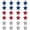 christmas tree, variant on 4Th Of July Decor 7Cm 3D Star Ornament, Patriotic Red Blue Silver Hanging Decoration For Independence Day Party, Christmas Tree, Home & Office Wall Decor, 10-Pack 5-Inch Stars