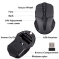 thumbnail image 3 of HEVIRGO Portable 2.4GHz Wireless USB Receiver Optical Gaming Mouse Mice for PC Laptop, 3 of 6