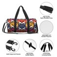thumbnail image 6 of Haiem Fox Face Pattern Gym Bag for Women Men, Waterproof Travel Duffel Bags, Personal Item Travel Bag Weekender Bag with Shoes Compartment & Wet Pocket, 6 of 8