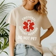 thumbnail image 3 of Emotional Support Husband Funny T-Shirt – Do Not Pet Shirt, 3 of 5