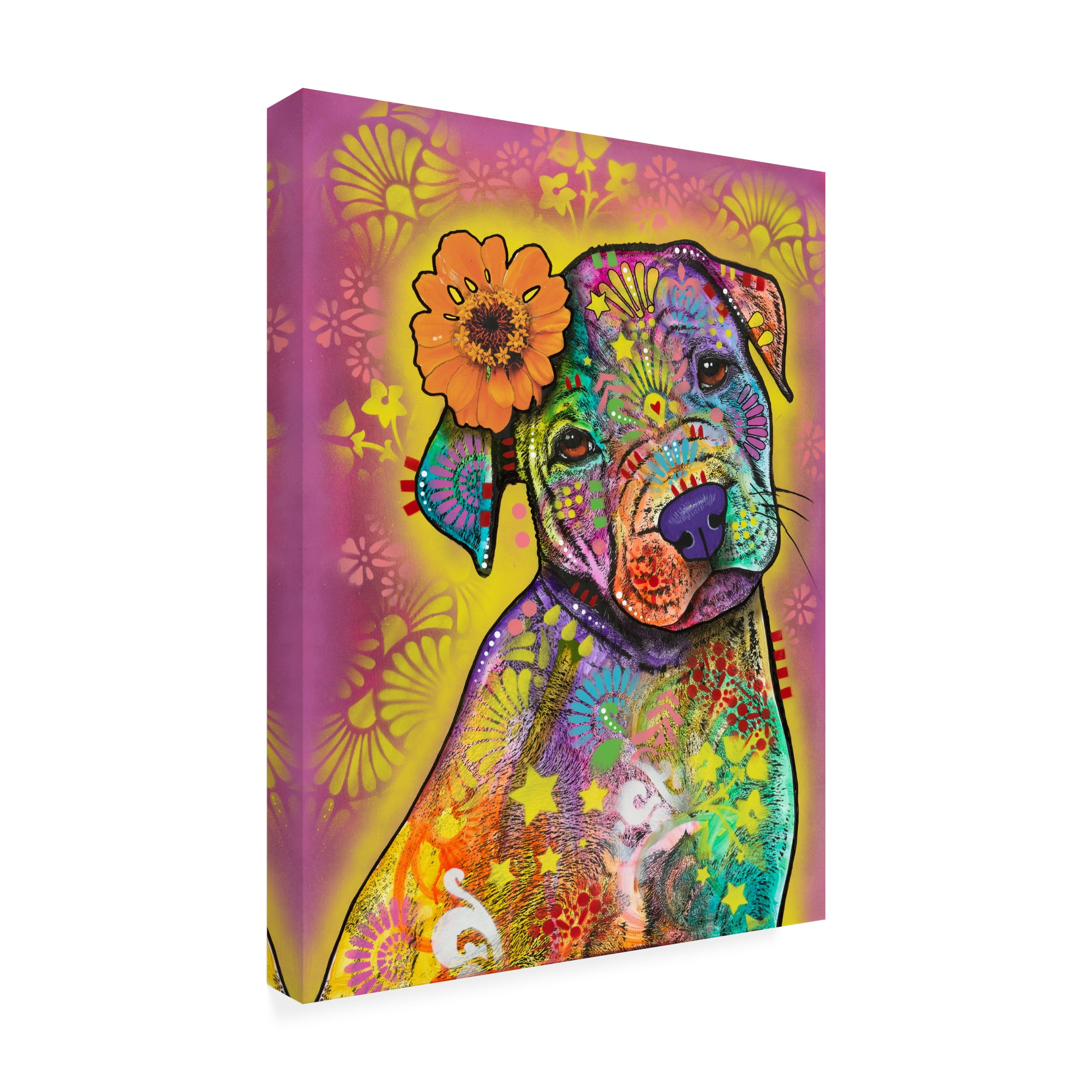 Canvas Wall Art - Dean Russo- Exclusive 'Sweet Little One' Wall Art for Living Room, Bedroom, or Office DÃ©cor by Trademark Fine Art - 35 x 47 Inches