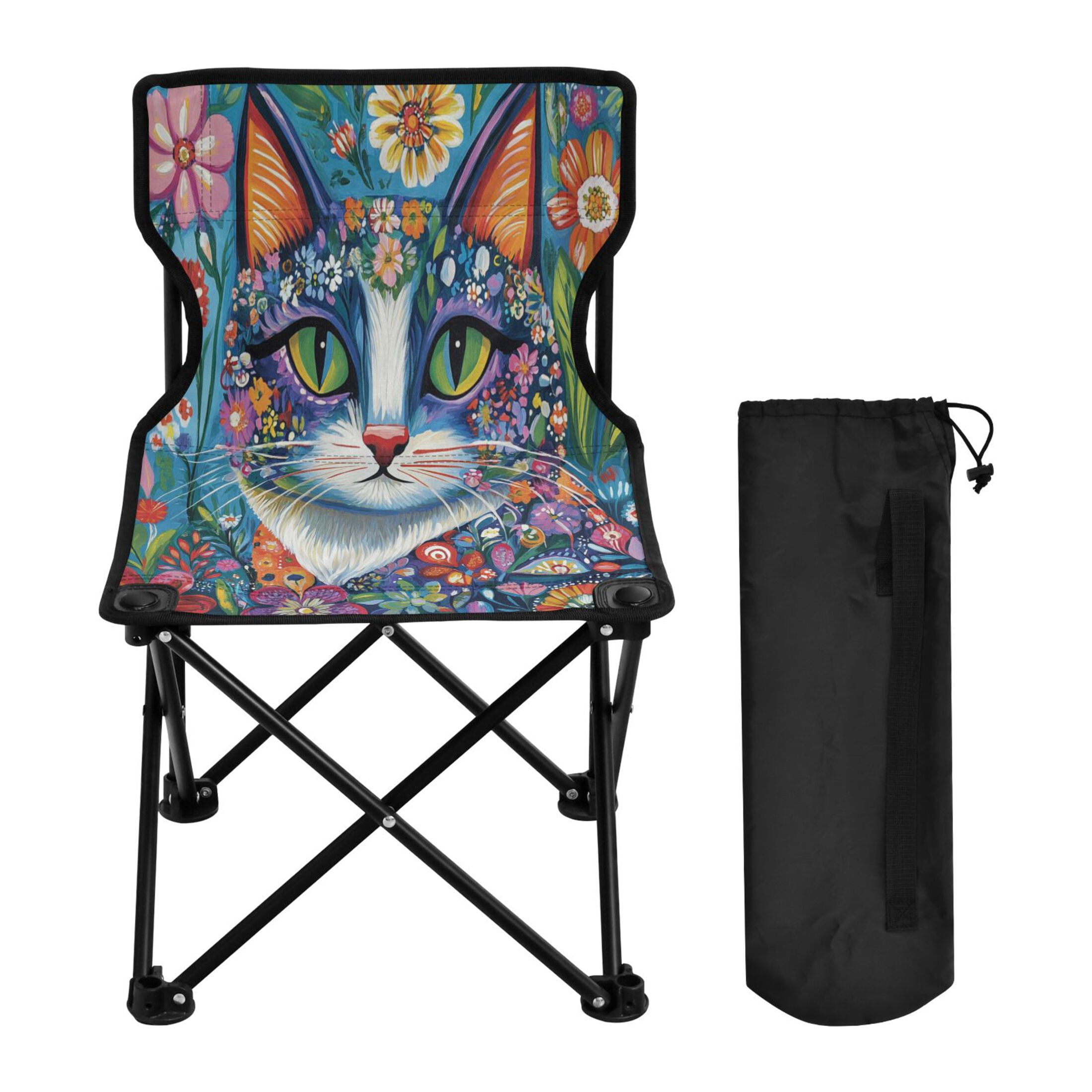 Kelsyus Mesh Folding Portable Backpack Beach Chair with Headrest