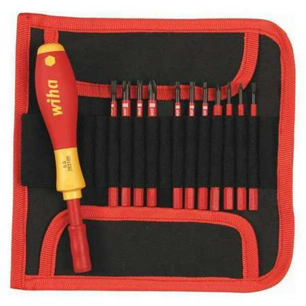 WIHA TOOLS 28392 Insulated Screwdriver Set,12 pcs
