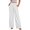 White, variant on Sundazz Wide Leg Pants for Women Summer Smocked Waisted Palazzo Pants Baggy Flowy Trousers, XS-XL