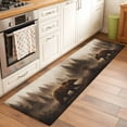 Brown Bear Kitchen Runner Rug 2x6 Washable Runners for Hallway Non Slip ...