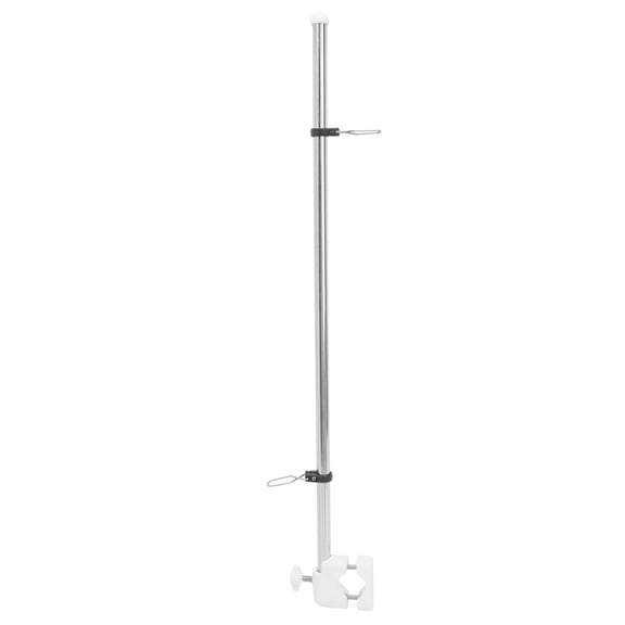 NFTIGB Marine Flag Pole 21 inches / 533.4 mm High Stainless Steel 304 Rail Mount Boat Flagpole For Yacht Car RV[cite: 1]