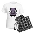 thumbnail image 4 of CafePress - Batty Bear Purple - Women's Short Sleeve Print T-Shirt and Pants Light Cotton Pajama Set, 4 of 7