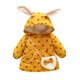 thumbnail image 1 of Traje De Nieve De Invierno Para Niños Pequeños, Chaqueta Con Capucha Con Orejas De Conejo Para Niñas Con Bolsa, Abrigo Cálido Grueso Con Estampado De Cerezas Odeerbi LM103-153, 1 of 9