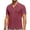 Pink, variant on Men's Casual Short Sleeve Textured Hawaiian Beach Button Down Shirt, Bahama Shirt