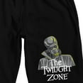 thumbnail image 2 of Twilight Zone Kanamit Men's Black Lounge Shorts-Large, 2 of 5