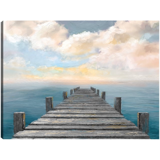 Cuadro Decorativo - cielo del océano Jr Impresión en canvas, estrechado