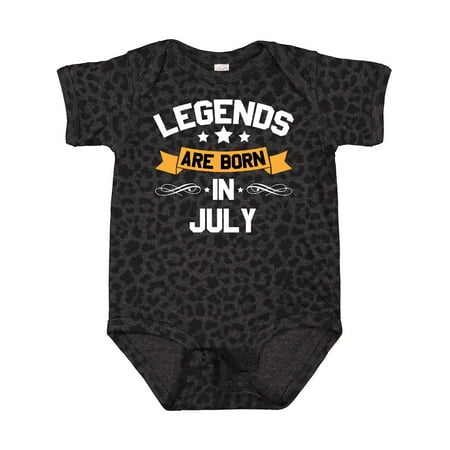 

Inktastic Legends Are Born in July Gift Baby Boy or Baby Girl Bodysuit